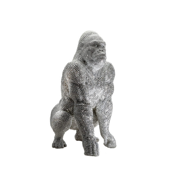 Bejewelled Silver Gorilla