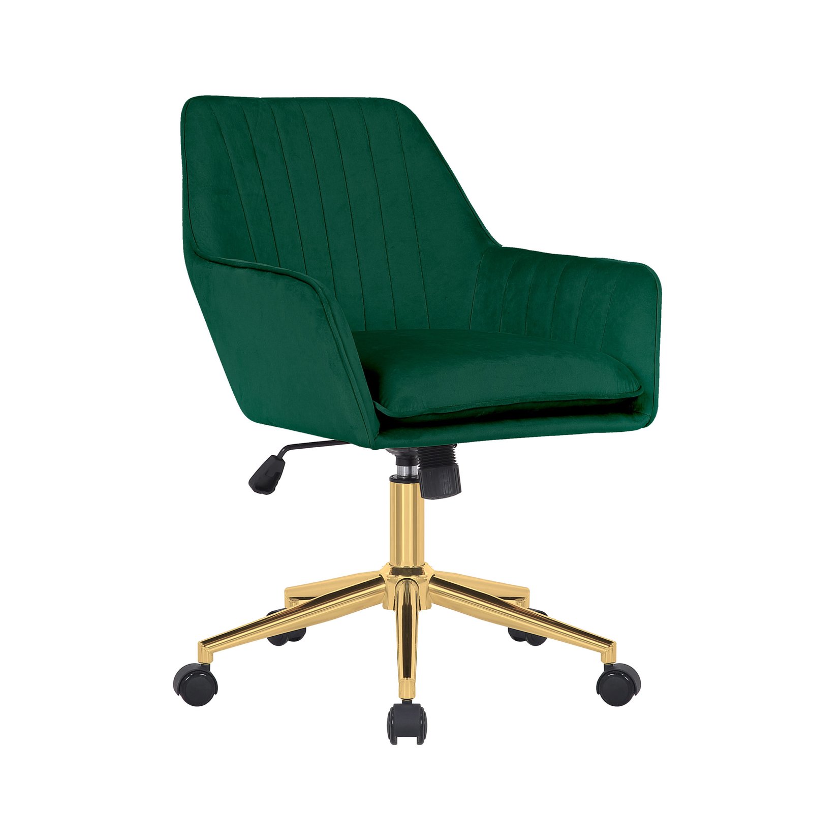 green velvet desk chair gold legs