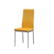 Nrizc Woven Dining Chairs Set Of 4, Velvet Upholstered Dining Chairs With Gold Metal Legs, Modern Accent Chairs For Living Room, Dining Room, Kitchen (Blue) - Chairs - View #4