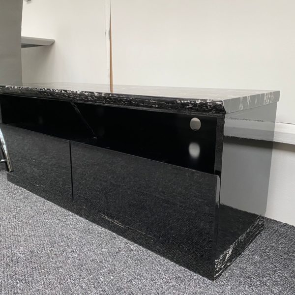 Marble Effect High Gloss TV Unit