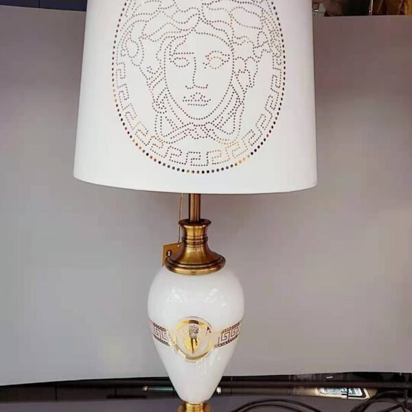 White Table Lamp with shade