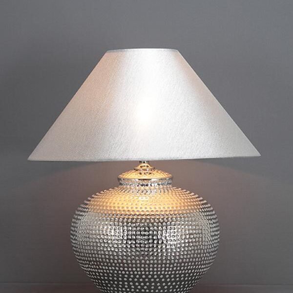 Silver Table Lamp