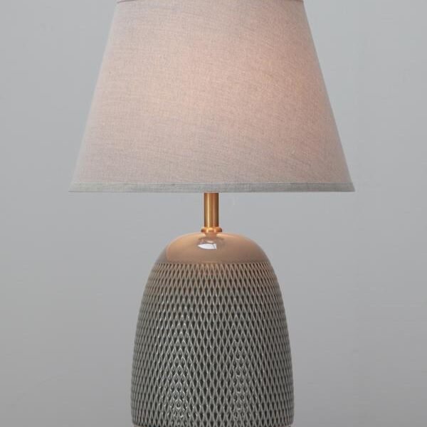 Grey & Gold Table Lamp