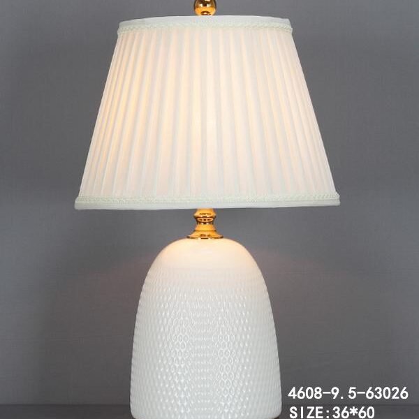 White & Gold Table Lamp