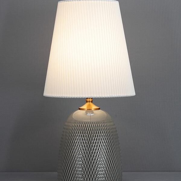Grey Table Lamp