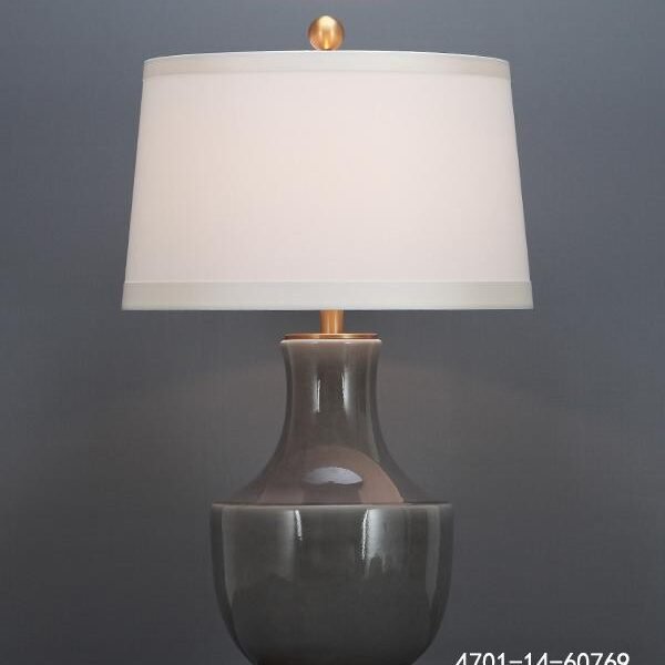 Grey Table Lamp