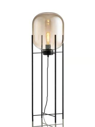 Smoky Black Table Lamp