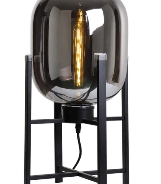 Smoky Black Table Lamp