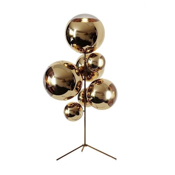 Gold Ball Floor Lamp