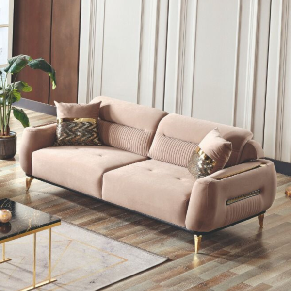 Fiesta 2 Seater Sofa- Mink Colour