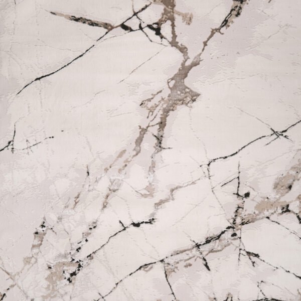 Ruby White K/Beige Rug