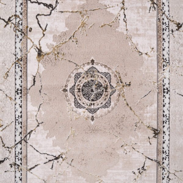 Ruby Cream and Gold Rug