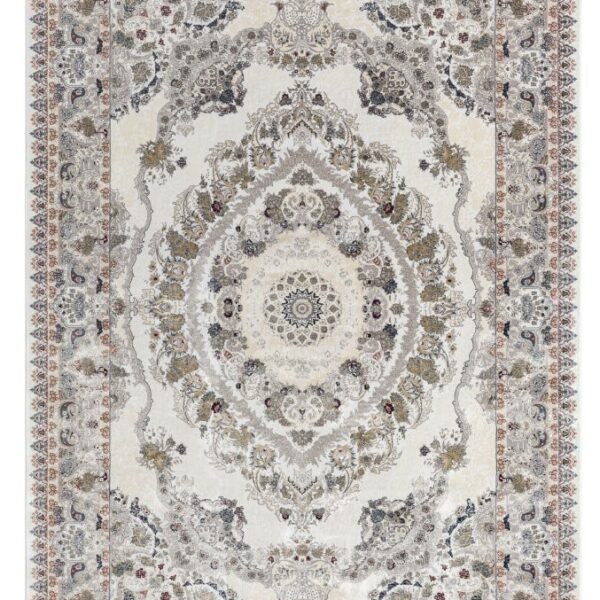 Minyatur White White Top Rug