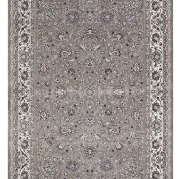Minyatur D.Gray White Top Rug