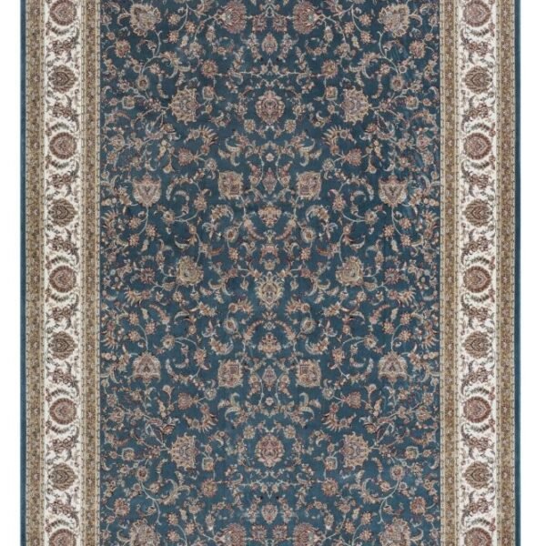 Minyatur D.Blue White Top Rug